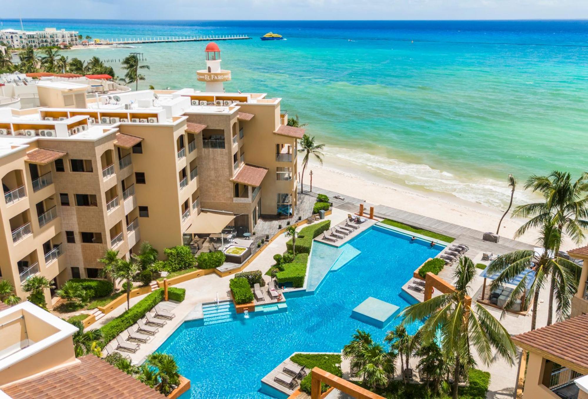 פלאייה דל כרמן Beachfront 1 Bedroom Condo - El Faro, Surf 407 מראה חיצוני תמונה