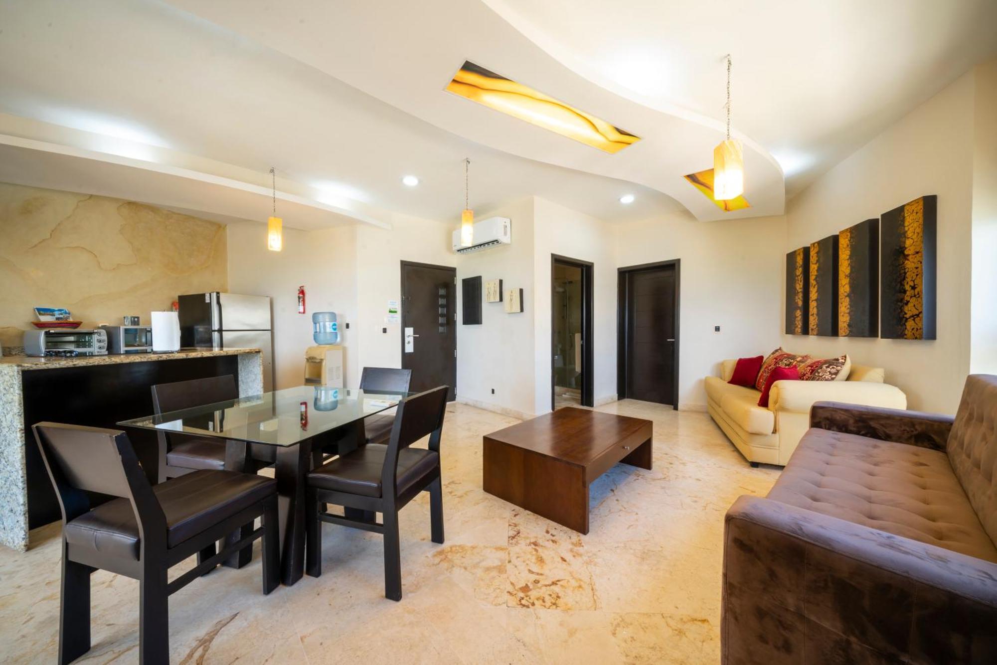 פלאייה דל כרמן Beachfront 1 Bedroom Condo - El Faro, Surf 407 מראה חיצוני תמונה